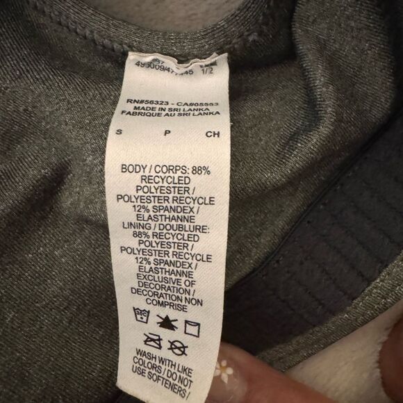 Nike Gray and Black Sports Bra with Racerback Design - Picture 5 of 5